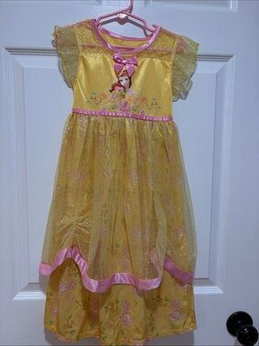 Disney Yellow and Pink Belle-Inspired Princess Costume Dress